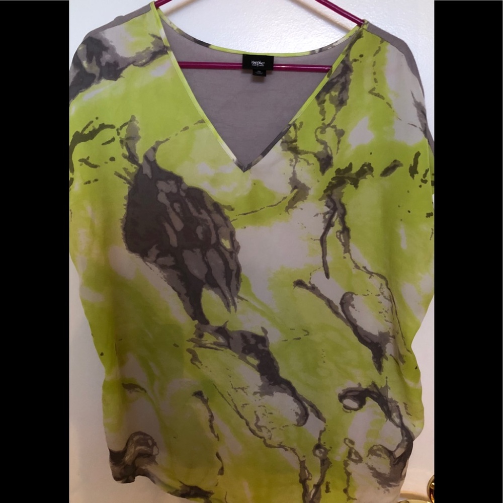 Mossimo Short-Sleeve Marble Blouse